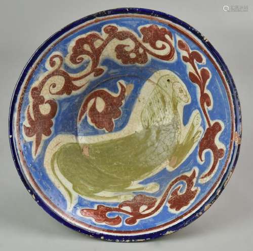 Stoneware Afghan Bowl