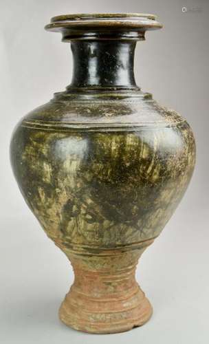 Khmer Stoneware Urn