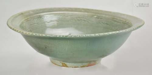 Celadon Glazed Stoneware Bowl