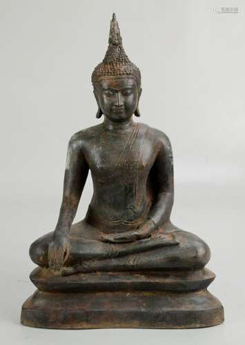 Figure of the Buddha In Monks Robes