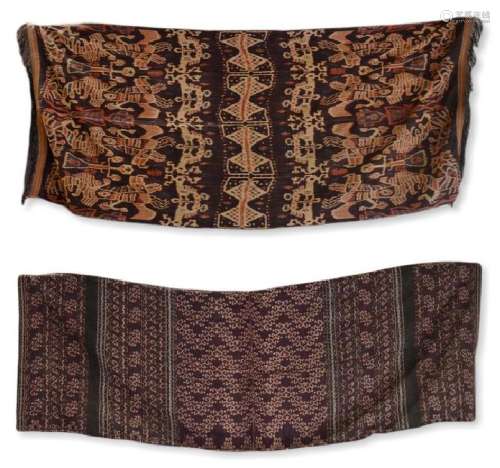 (2) Finely Woven Indonesian Textiles