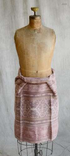 Indonesian Black And Kombu Dyed Cotton Sarong