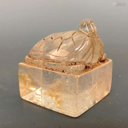 Chinese Crystal Turtle Seal