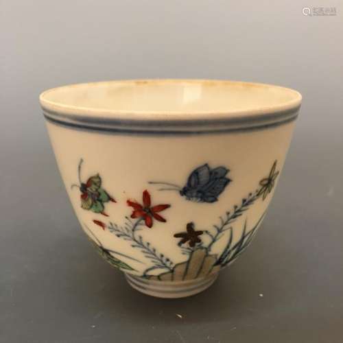 Chinese Doucai Cup