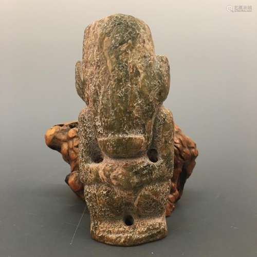 Chinese Hongshan Jade Figure