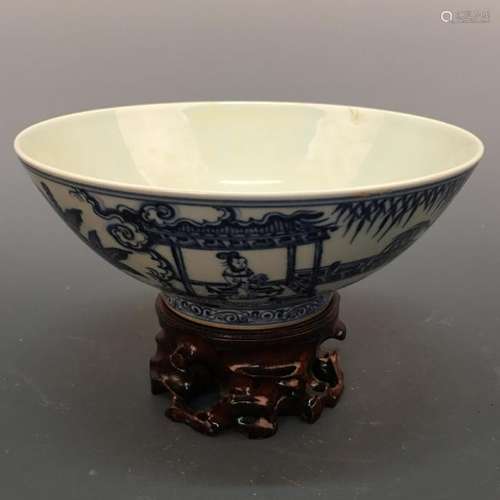 Chinese Blue&White Bowl, Xuande Mark