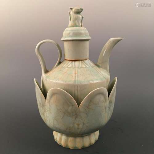 Chinese Celadon Glazed Pitcher