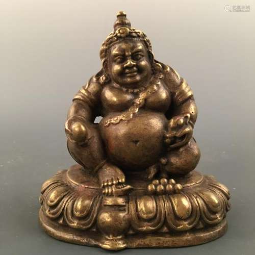 Chinese Bronze Buddha Figure