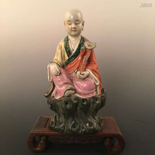 Chinese Famille Rose Figure