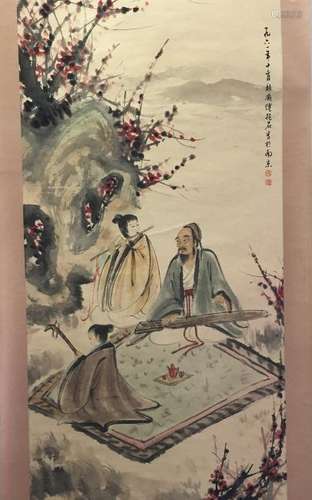 Chinese Hanging Scrolls of Figures Painting