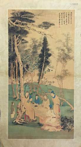 Chinese Hanging Scroll Painting