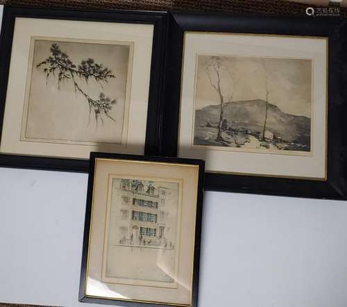 (3) American Engravings Mielatz, Pierce & Ryder