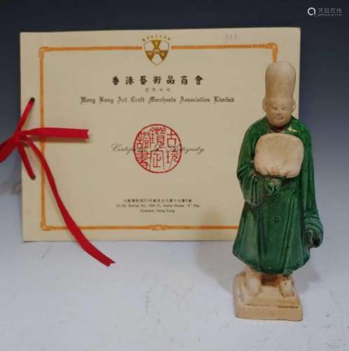 Chinese Ceramic Tomb Figure, Ming