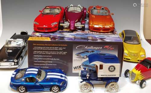 (9) Diecast Mopar & Ford 1:24 - 1:18