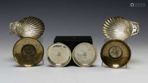 (6) Sterling Silver Nut and Coin Bowls