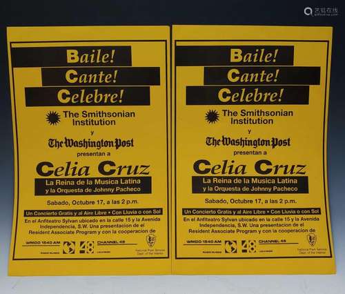 (2) Celia Cruz Concert Posters