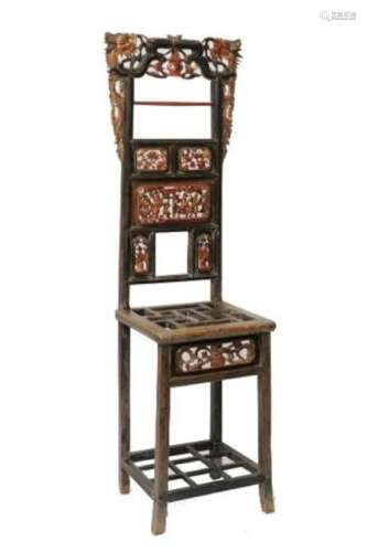 Chinese Wooden Wash Stand, 19th - 20th C