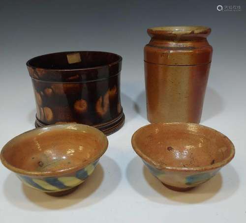 (4) Pieces Stoneware & Crockery