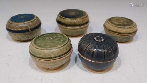 (5) Vietnamese Ca Mau Shipwreck Ceramic Jarlets