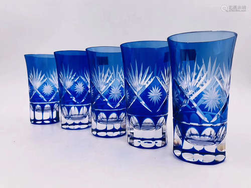 JAPANESE CRYSTAL CUPS