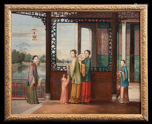 CHINESE OIL PAINTING