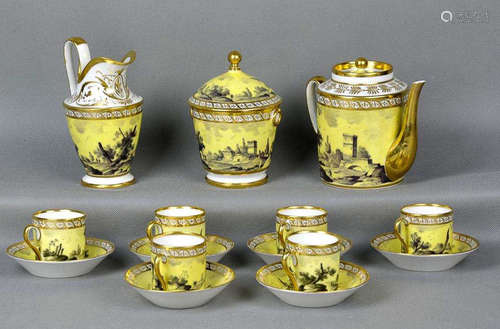 OLD PARIS PORCELAIN TEA SET