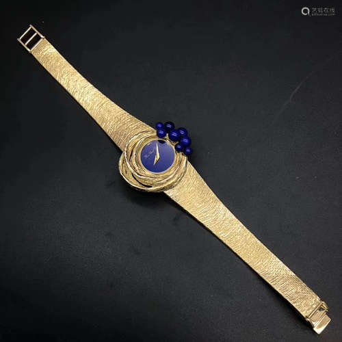 18K LAPIS LAZULI MECHANICAL WATCH