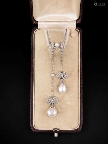 PT DIAMOND PEARL NECKLACE