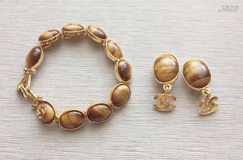 CHANEL TIGER-EYE SET