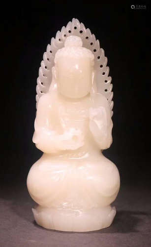 HETIAN JADE BUDDHA