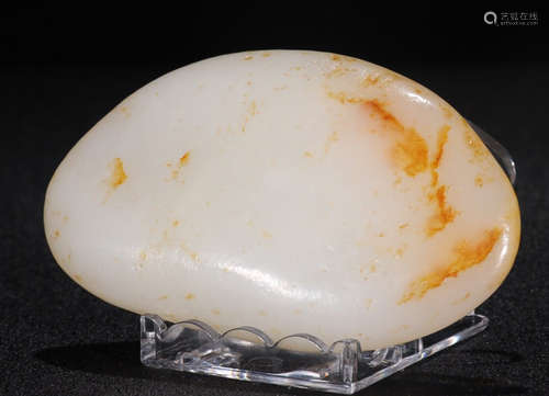 HETIAN JADE ORGINAL STONE PIECE