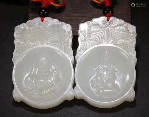 HETIAN JADE RULAI GUANYIN BUDDHA BRAND FOR 2