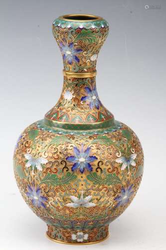 [CHINESE]A CLOISONNE ENAMEL PORCELAIN VASE L:5.5