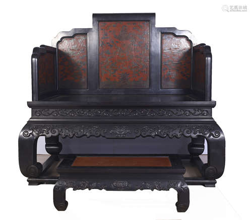 CHINESE HARDWOOD ZITAN CHAIR