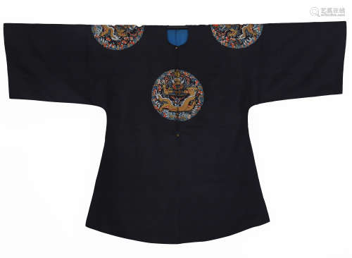 CHINESE EMBROIDERY DRAGON ROBE