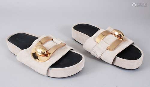 A PAIR OF STELLA LUNA SANDALS, Size 39.