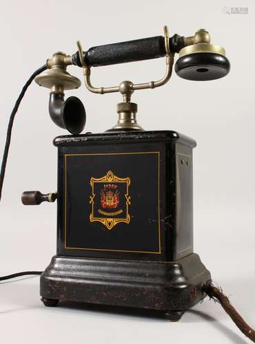 AN EARLY TELEPHONE. JYDSK TELEFON AKTIESELSKAB.