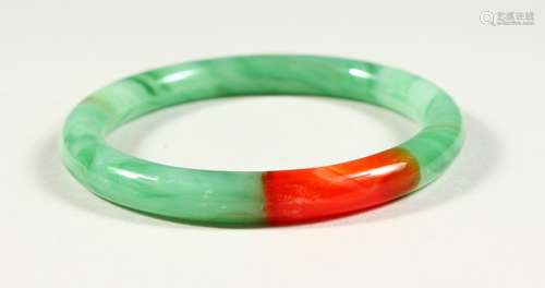 A GOOD JADE BANGLE.