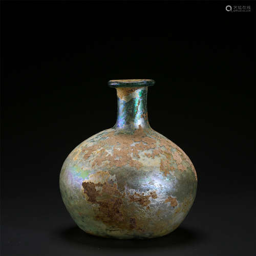 CHINESE GLASS BOTTLE TANG DYNASTY