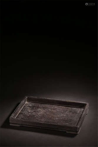 CHINESE HARDWOOD ZITAN SCHOLAR'S TRAY