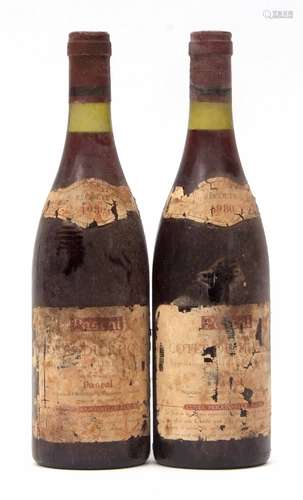 Chateau Coton Grancey (Latour) 1971 1 bottle, and Pascal Cotes du Rhone 1980 2 bottles (3 bottles in