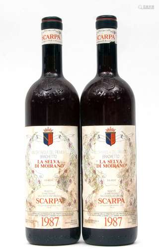 Scarpa la Selva di Moriano Braschetto 1987, 4 bottles