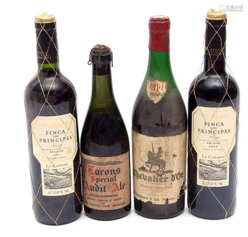 Finca Los Principes 2010/2012, Lacons Special Audit Ale, Chevalier D'or 1961 (4)