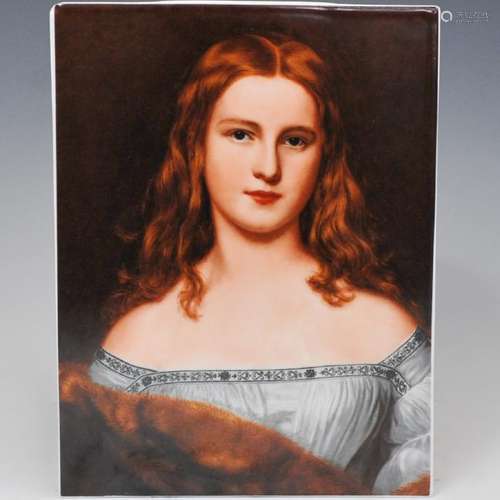 KPM Painted Porcelain Plaque