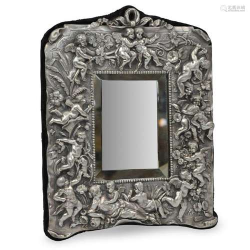 Sterling Silver Vanity Mirror