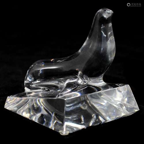 Baccarat Crystal Seal On Base