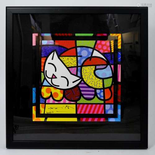 Romero Britto (Brazilian, b. 1963) Framed Print