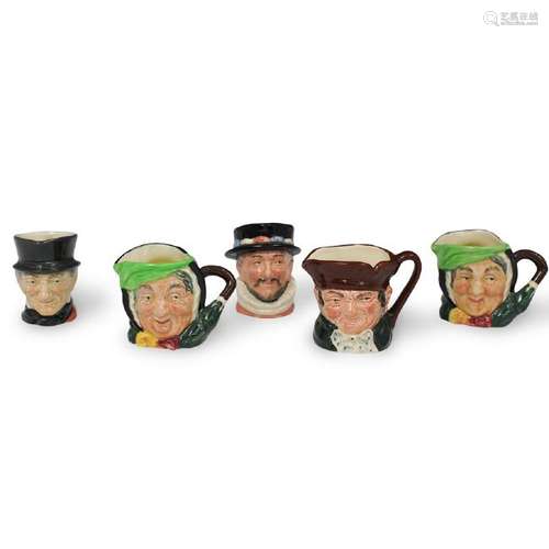 (5 Pc) Royal Doulton Toby Character Jugs