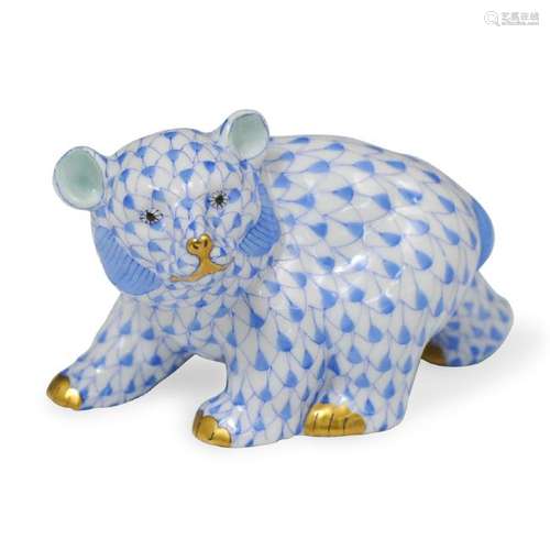 Herend Porcelain Bear Figurine