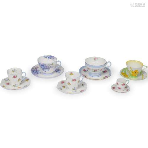 (6 Pc) Shelley Bone China Teacups